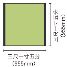 茶道のお稽古用畳　半畳サイズ